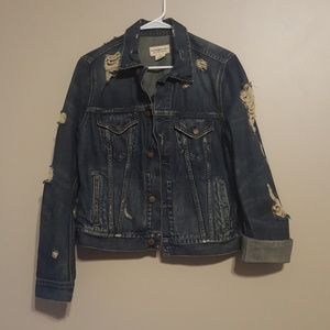 Ralph Lauren distressed denim/jean jacket!